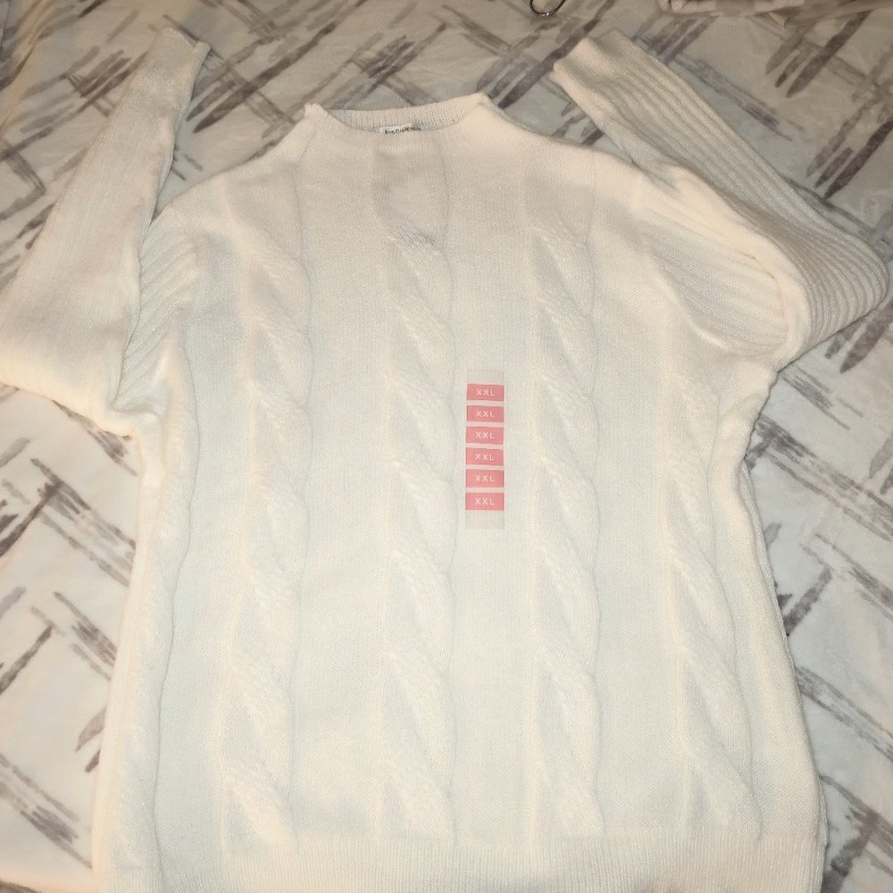 Ribbed Woven Sweater